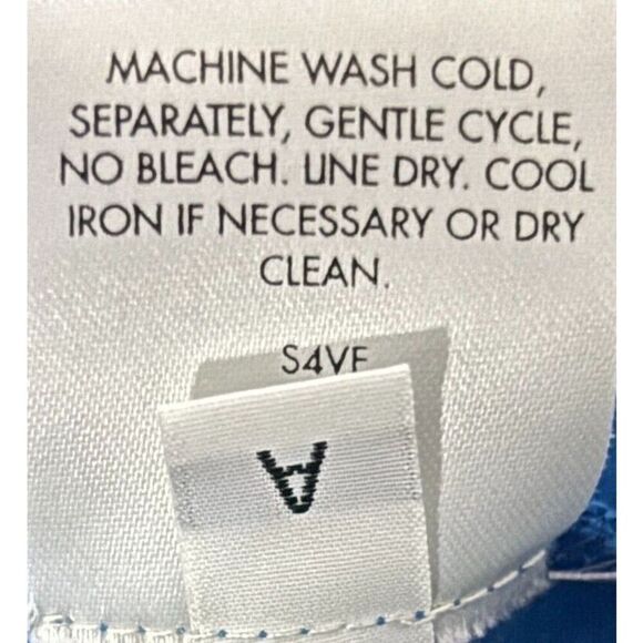 Eileen Fisher Tunic Shift Dress Size Medium Blue Preppy Classic Quiet Luxury - Picture 8 of 8